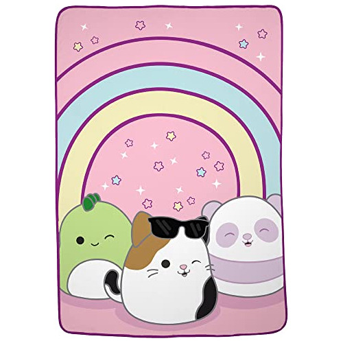 Manta De Tiro De Felpa Super Suave Squishmallows, 62 Pu...