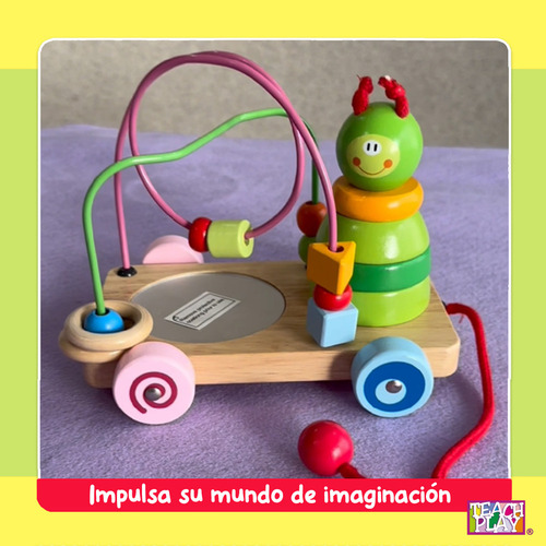 G Juguete De Madera Mi Gusano Laberinto Teach Play Para