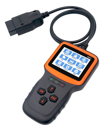 Obd2 Scanner Automotive Scan Scan Tester Tools Tela Colorida