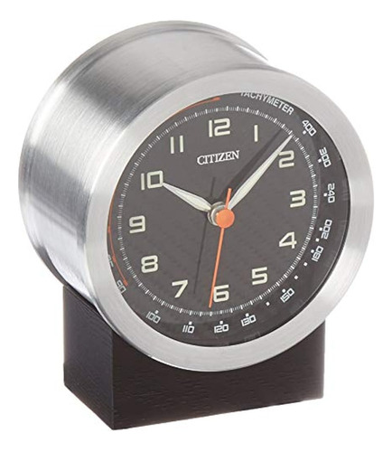 Citizen Cc3000 Workplace Wall Clock, Black, Silver