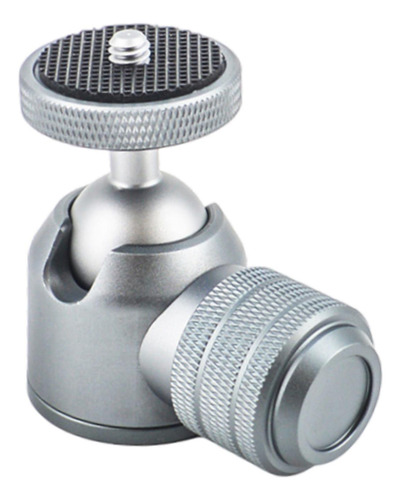 Cabezal De Bola De Trípode Cabeza Giratoria Bola Gris