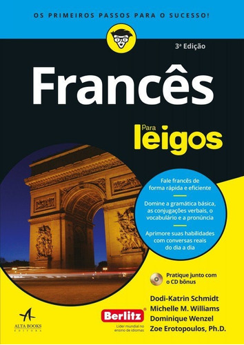 Francês para leigos, de Schmidt, Dodi-Katrin. Série Para leigos Starling Alta Editora E Consultoria  Eireli, capa mole em português, 2019