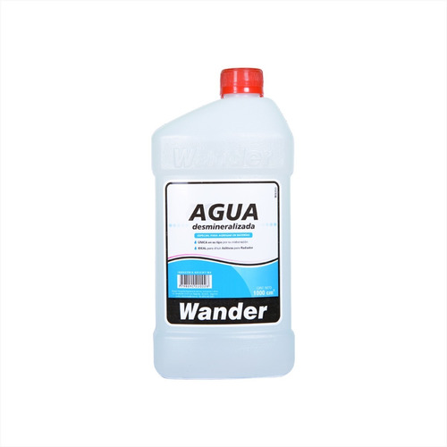 Agua Desmineralizada Wander X 1 Lt