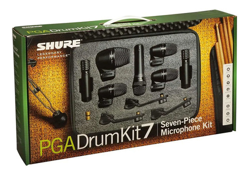 Kit 7 Microfones Para Bateria Pga Drumkit7 - Shure