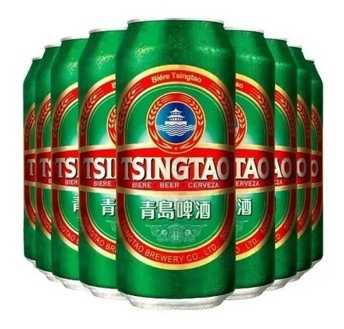 Cerveza De Arroz Tsingtao Lata 500 Ml Pack X 6 Und 