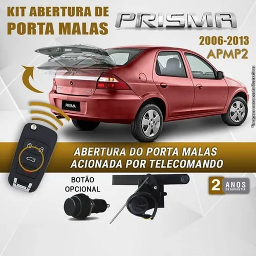 Imagem 2 de 3 de Kit Abertura De Porta Malas Tragial Apmp2 Gm Prisma 06 A 13
