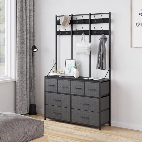 Cómoda De 8 Cajones, Cómoda Para Dormitorio, Sala De Estar,