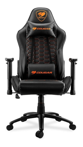 Silla Gamer Cougar Outrider Black De Escritorio Ergonómica