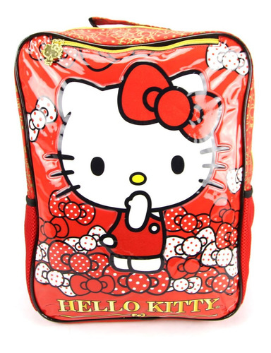 Mochila Hello Kitty Infantil Costas Xeryus 7852 Vermelho