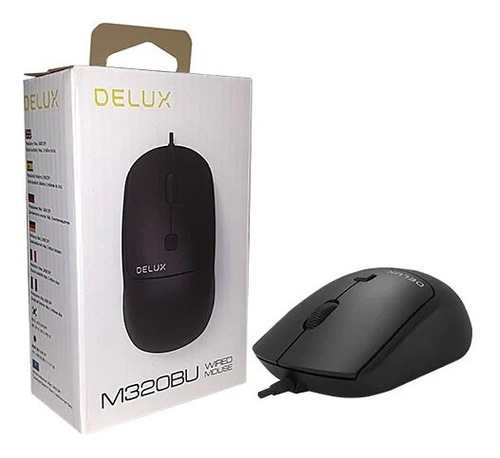 Mouse Alambrico Usb M320bu Delux