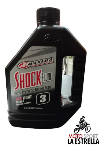 Aceite Máxima Racing Shock Fluid Syn 3wt (horquilla Tras)st