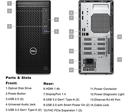Desktop Dell Optiplex 3000 Core I5-12500 64gb Ram 4tb Ssd
