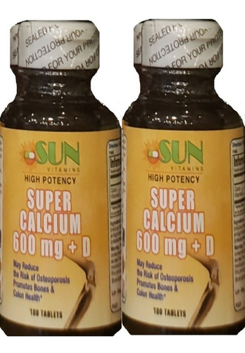 Calcio 600mg + Vitamina D3 Americano Puro 