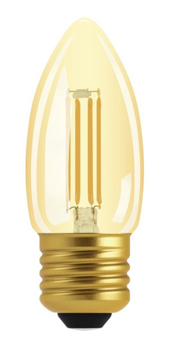 Imagen 1 de 1 de Pack 10 Lámparas Led Vela 4.5w Rosca E27 Dimerizable Osram 
