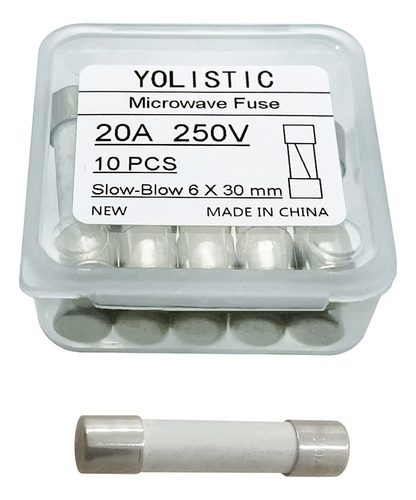 Yolistic (pack Of 10) 20 Amp 250v Microond B09jpfmmy1_200424