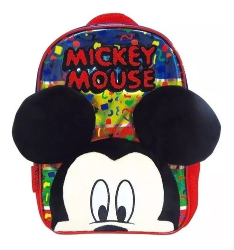 Mochila Mickey 3d Jardin 12 Pulgadas Original 