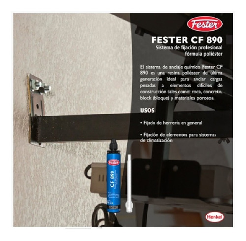 Sistema De Anclaje Fester Cf 890, Presentación 300 Ml