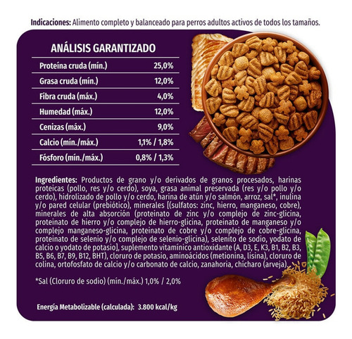 Dog Chow Purina Alimento Para Perro Adulto Nutriplus 18 Kg