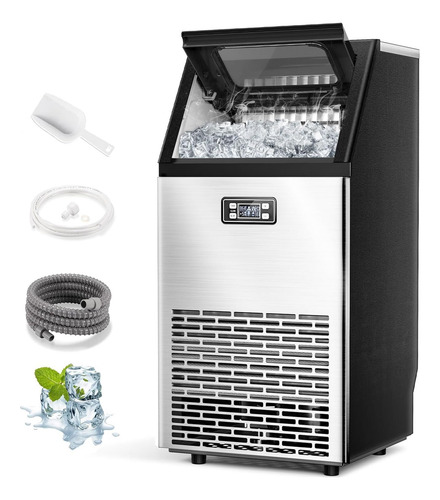 Máquina De Hielo Comercial Debajo Del Mostrador 100 Lb Día Color