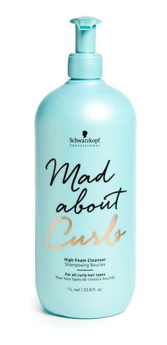 Schwarzkopf Mad About Curls Shampoo Pelo Fino Rulos X 1000ml