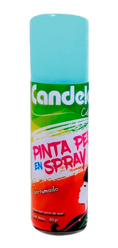 Spray Pinta Pelo Color Candela 80g Pack X6- Cuidad Cotillón