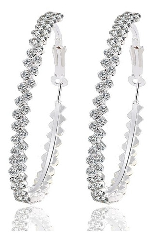 Aretes Arracadas Grandes Moda Cristal Austriaco Envío Gratis