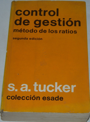 Control De Gestión Método De Los Ratios S. A. Tucker N30