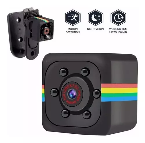 Mini cámara espía con tarjeta de 32 GB, cámara oculta de 1080P con  detección de movimiento, visión nocturna, cámara de seguridad pequeña  cámara de