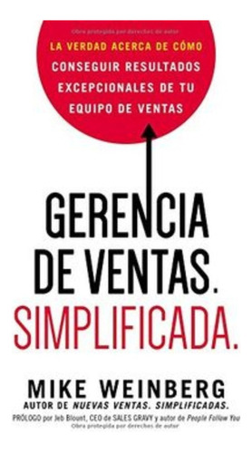 Gerencia De Ventas. Simplificada.