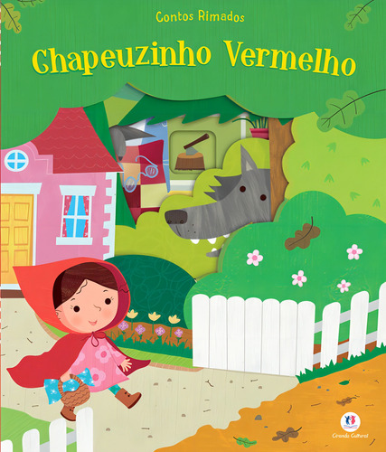 Chapeuzinho Vermelho, de Brooks, Susie. Contos rimados Editorial Ciranda Cultural Editora E Distribuidora Ltda., capa dura em português, 2017