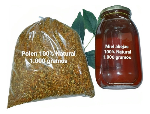 Miel Abejas+polen Naturales - Kg a $57454