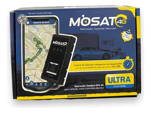 Gps Mosat 4g Para Carro, Moto Y Bicicleta  Marca Ultra 