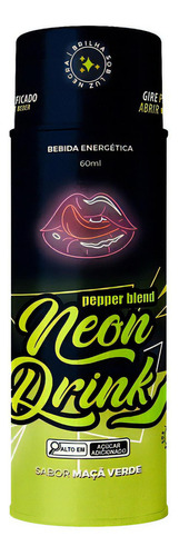 Bebida Energética Neon Drink Concentrado Brilha Em Luz Negra