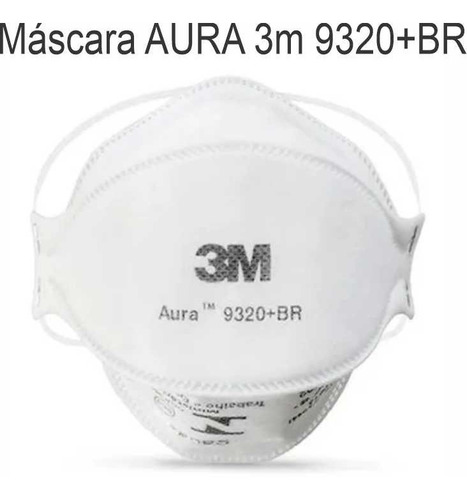 Máscaras 3m Aura 9320br N95 Respirador S/válvula Kit 06 Unid