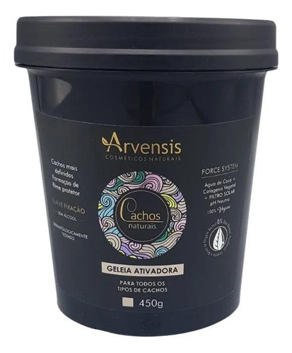 Geleia Ativadora Cachos Suave Fixação 450g - Arvensis