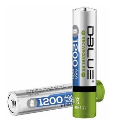 Pila Recargable Aaa Bateria Dblue 1200mah 1.2v 1 Unidad