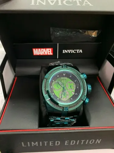 Invicta Marvel Bolt Zeus Hulk Modelo 26013 Original | MercadoLivre