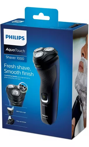 Rasuradora Philips Aqua Touch Shaver 1000 negra