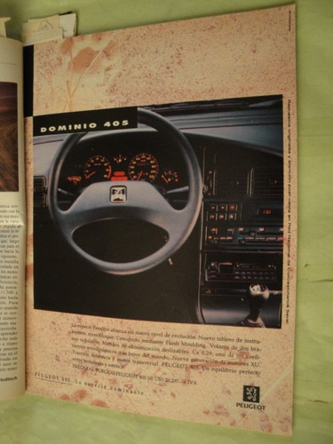 Publicidad Peugeot 405 Año 1993