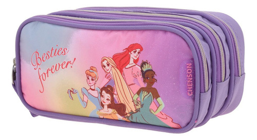 Lapicera Escolar Princesas Princs Pr70556-v Color Lila