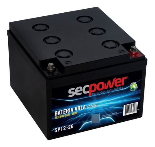 Bateria Selada 12v 26ah Vrla Agm - Nobreak, Alarme