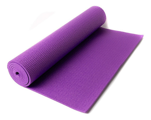 Colchoneta Mat De Yoga Pilates Fitness Enrollable De 4 Mm