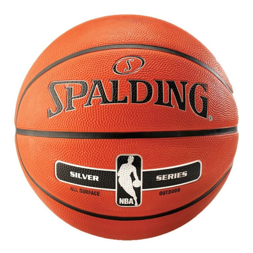 Pelota Basquet Spalding Basket Nba Silver N° 7 Goma Cuotas