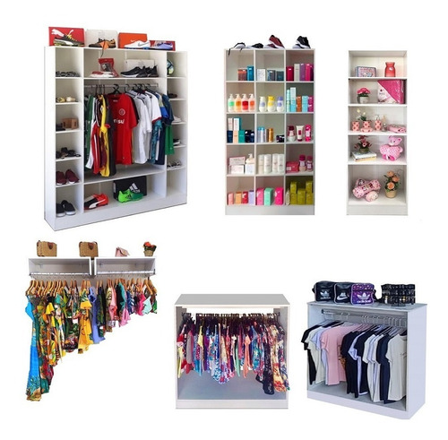 Caixa Organizador Prateleiras Roupas Brinquedos Loja Closet