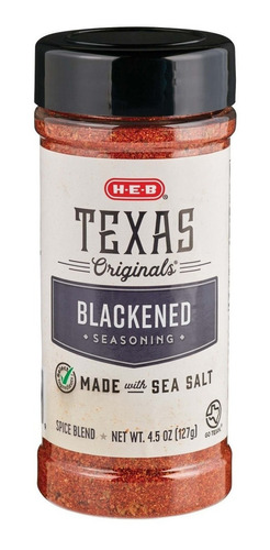 Sazonador P/ Carnes Blackened Texas Original 127g Importado