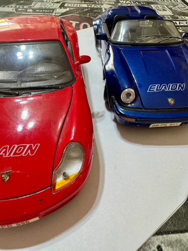 Colección Autos Porsche Ypf Elaion Maisto Escala 1/24 Rojo (Usado)