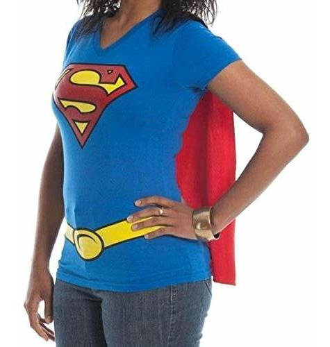 Camiseta Supergirl Dc Comics Cape Juniors