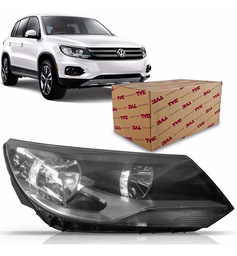 Farol Tiguan 2012 2013 2014 2015 Sem Led Tyc Direito