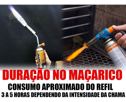 Imagem 5 de 6 de Jogo De Lata 16 Refil Gás Campgás Ntk P Fogareiro Maçarico