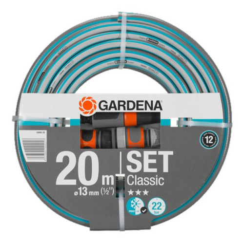 Manguera Classic 20m 1/2  Con Kit De Riego Gardena - Ynter I